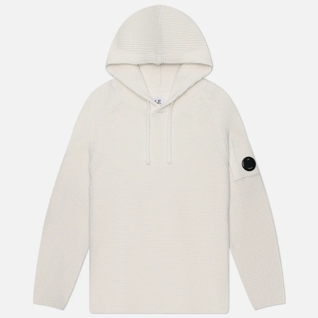 C.P. Company Мужской свитер Cotton Chenille Hoodie Full Knit