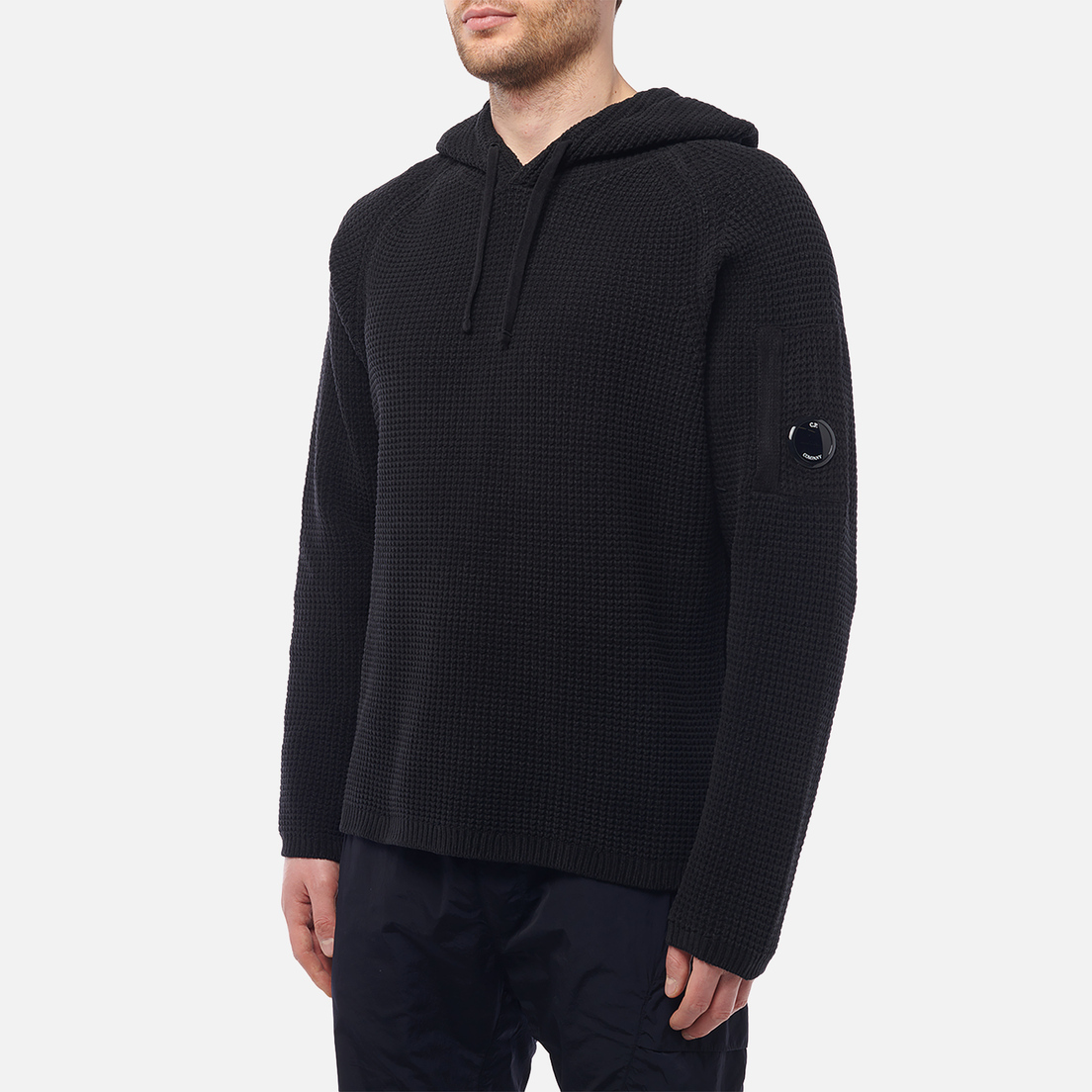 C.P. Company Мужской свитер Cotton Chenille Hoodie Full Knit