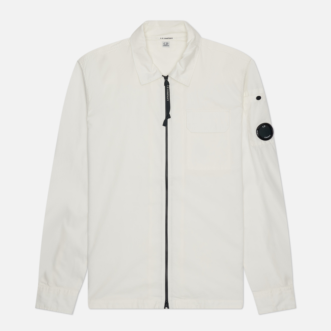 C.P. Company Мужская рубашка Organic Gabardine Zipped Overshirt