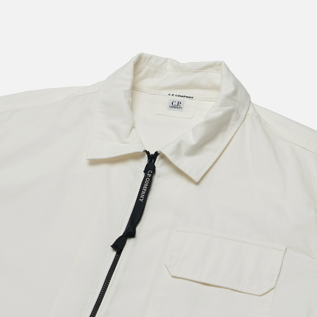 C.P. Company Мужская рубашка Organic Gabardine Zipped Overshirt