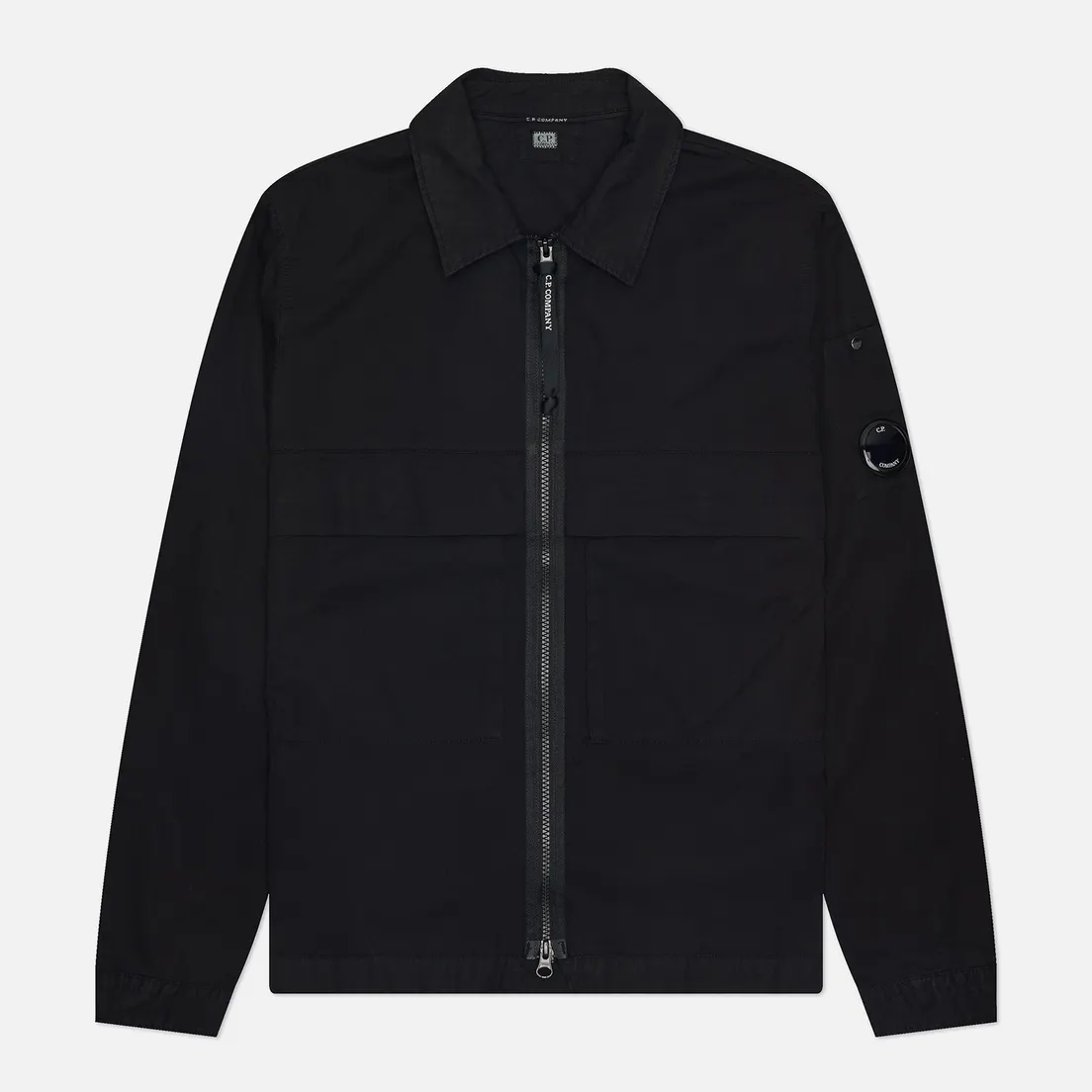 C.P. Company Мужская рубашка Organic Gabardine Zipped Utility Overshirt