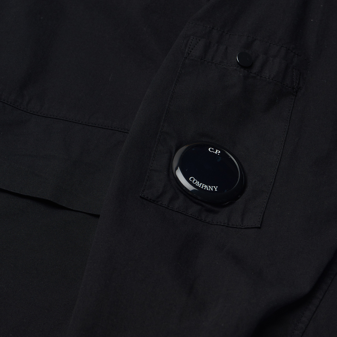 C.P. Company Мужская рубашка Organic Gabardine Zipped Utility Overshirt