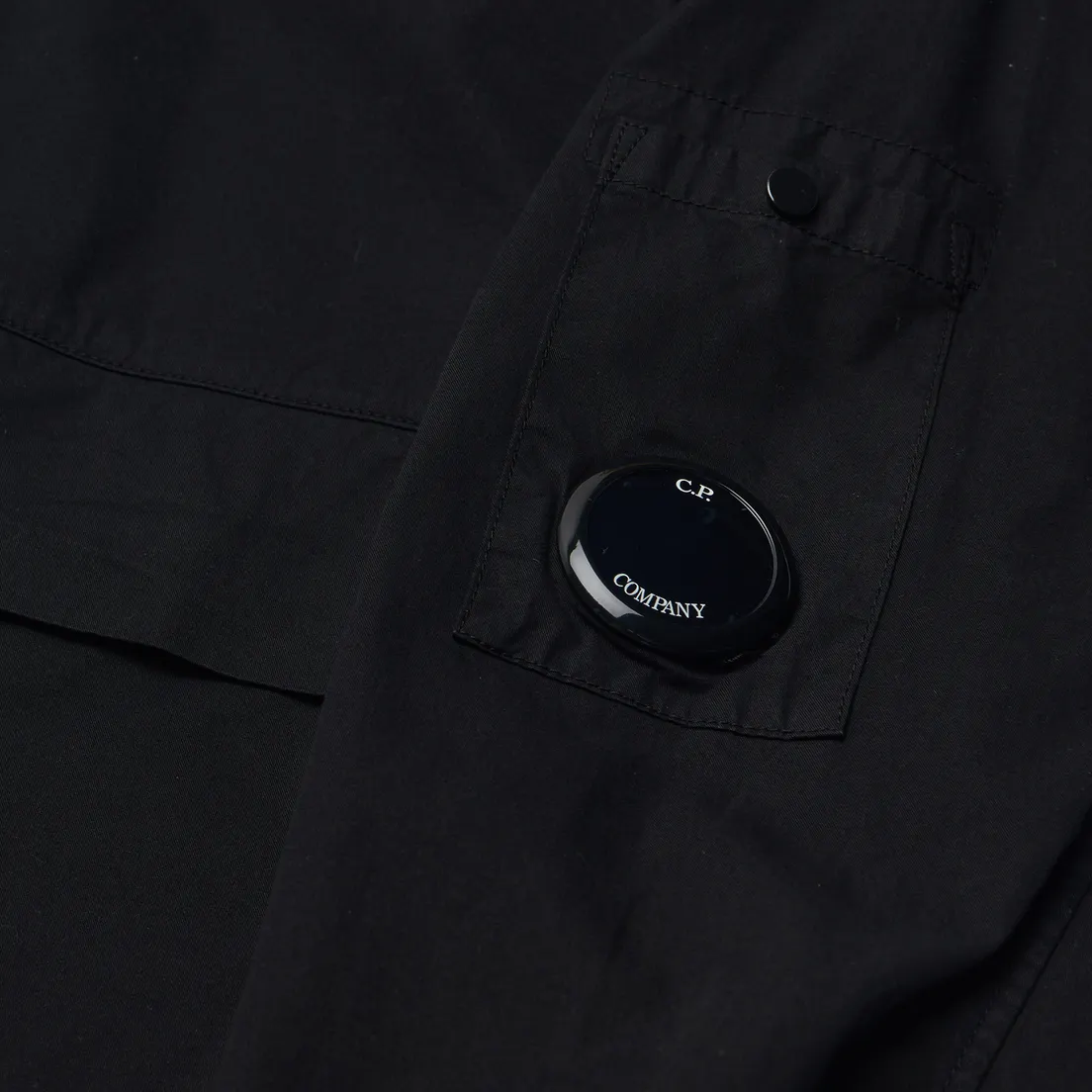 C.P. Company Мужская рубашка Organic Gabardine Zipped Utility Overshirt
