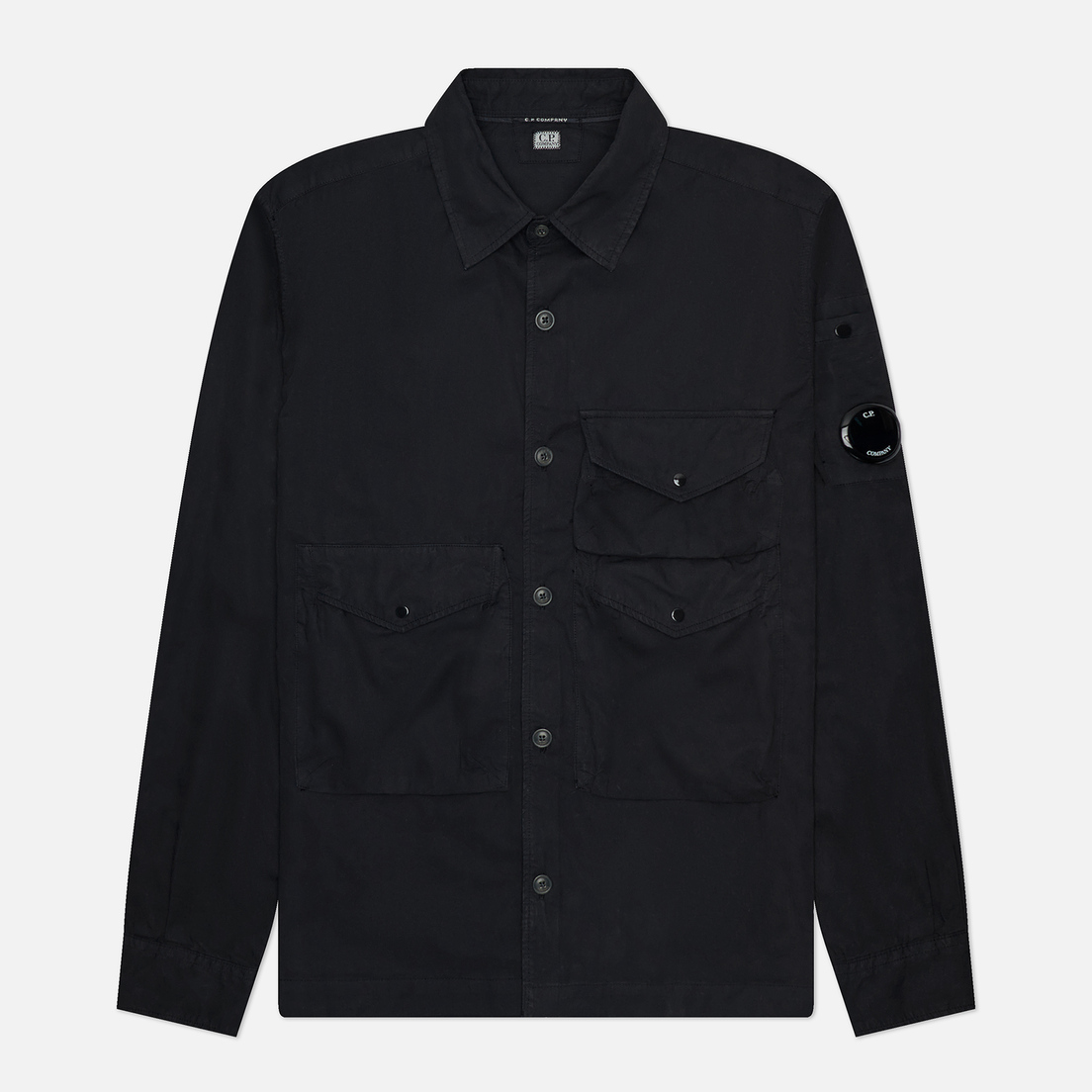 C.P. Company Мужская рубашка Organic Gabardine Buttoned Utility Overshirt