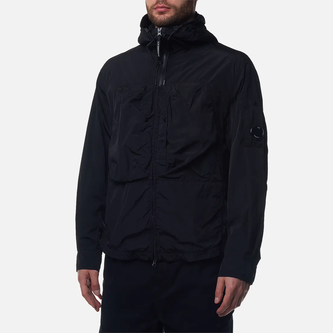 C.P. Company Мужская куртка ветровка Chrome-R Hooded Overshirt