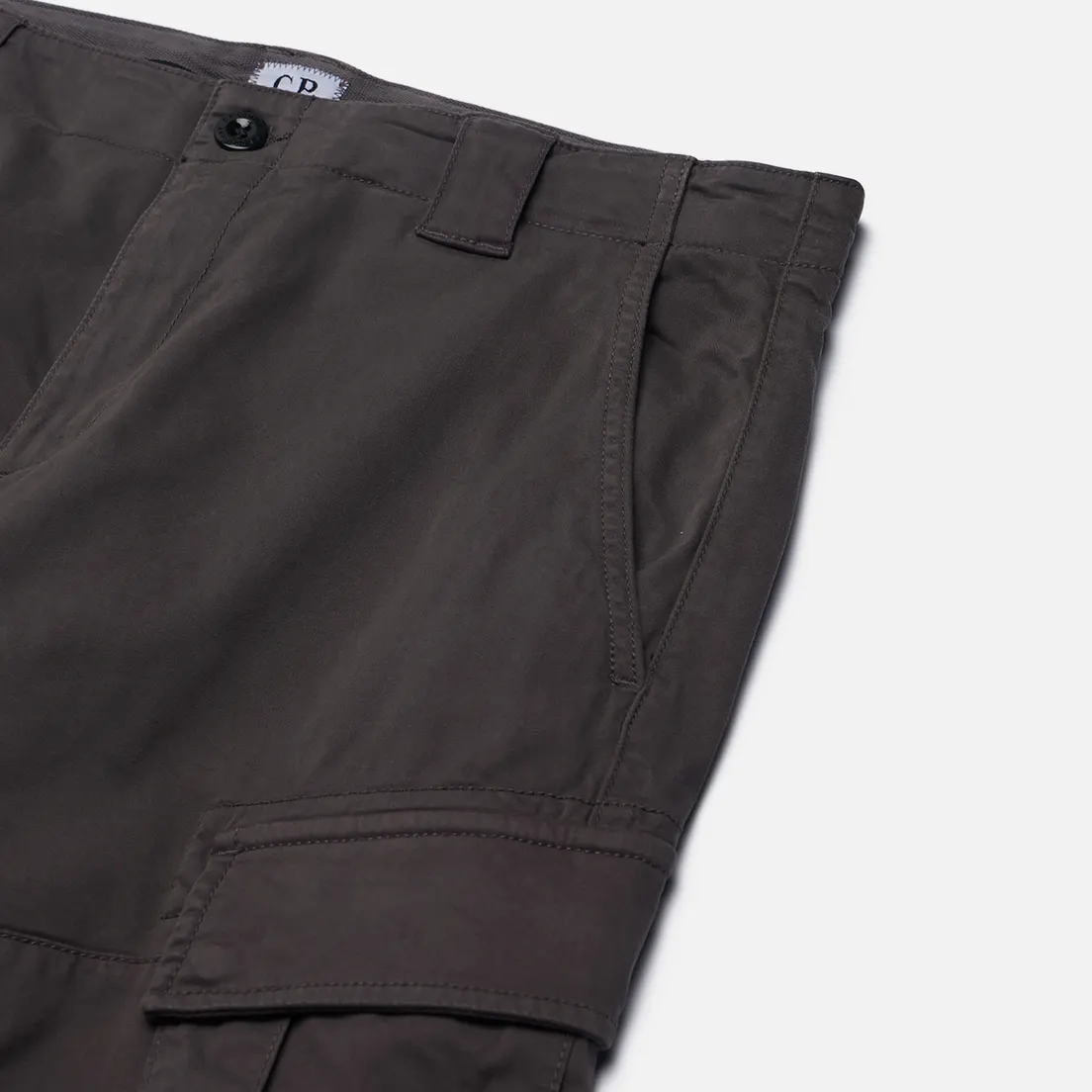 C.P. Company Мужские брюки Stretch Sateen Ergonomic Lens Double Cargo