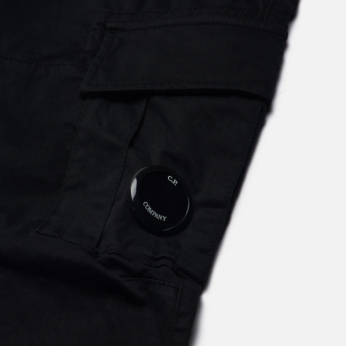 C.P. Company Мужские брюки Stretch Sateen Ergonomic Lens Double Cargo