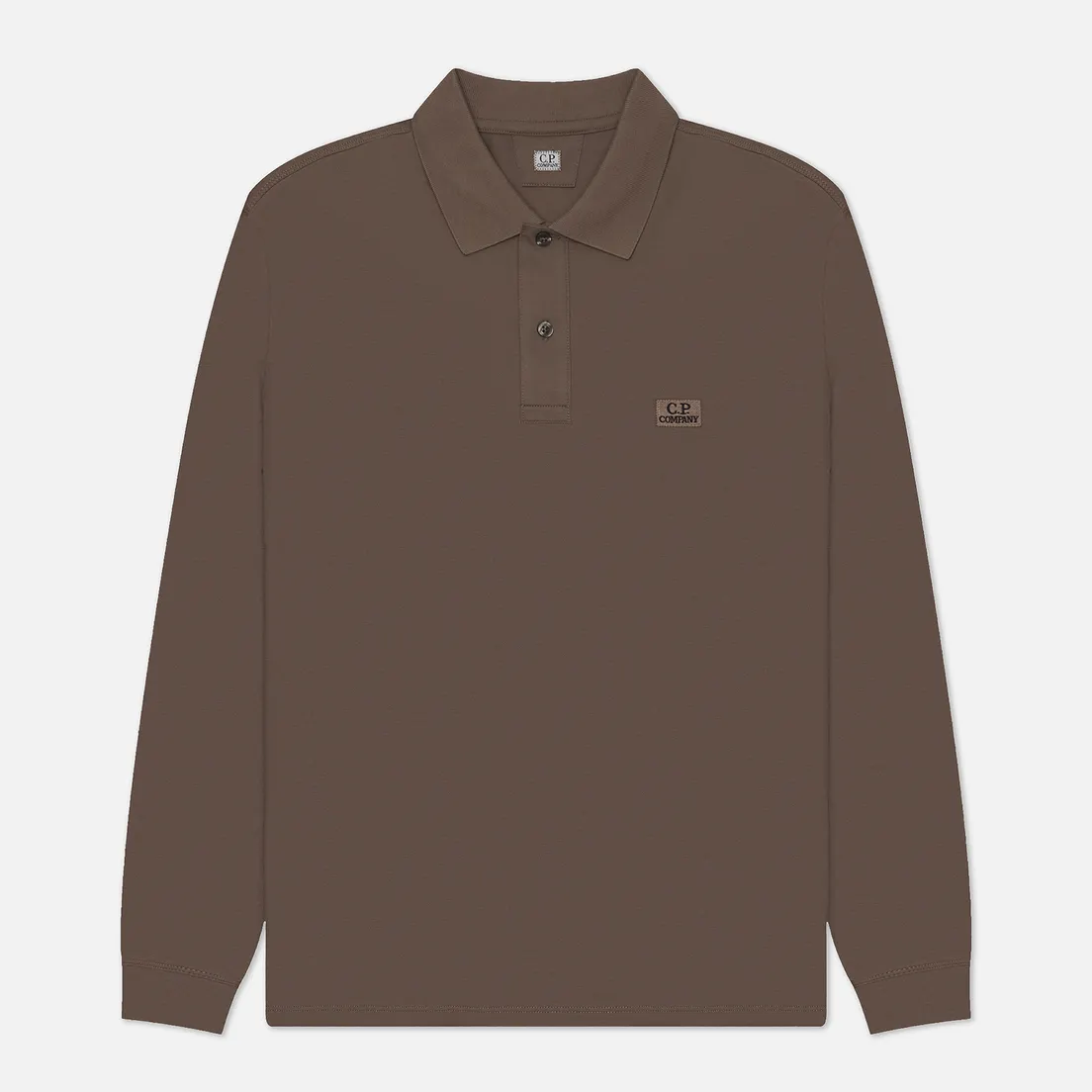 C.P. Company Мужской лонгслив Strech Piquet Logo Polo