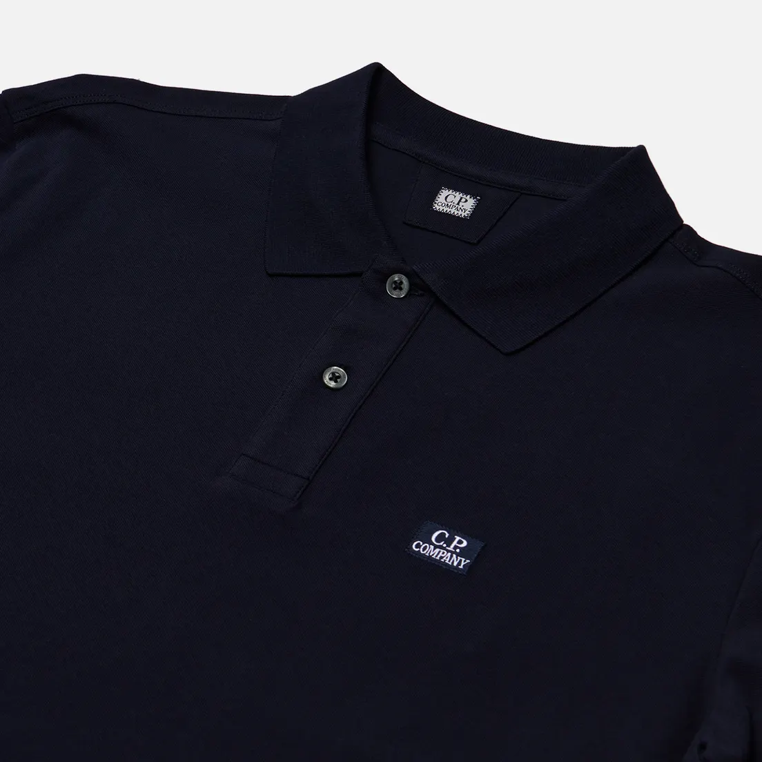 C.P. Company Мужской лонгслив Strech Piquet Logo Polo