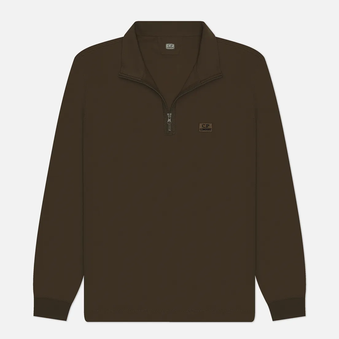 C.P. Company Мужской лонгслив Strech Piquet Zipped Polo