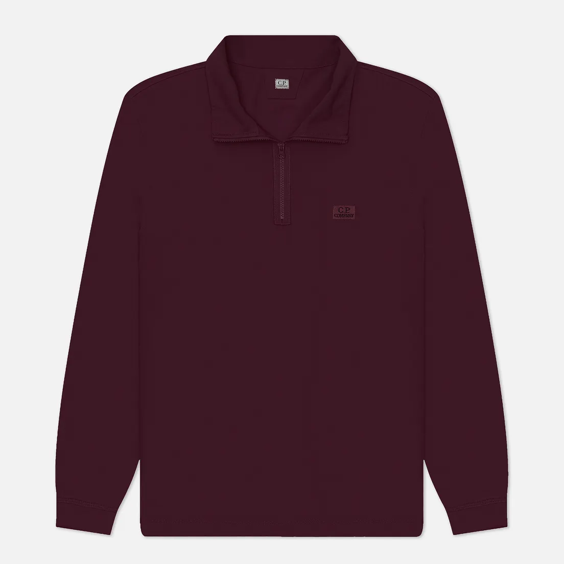C.P. Company Мужской лонгслив Strech Piquet Zipped Polo