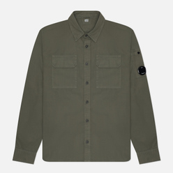 C.P. Company Мужская рубашка Organic Gabardine Buttoned Lens