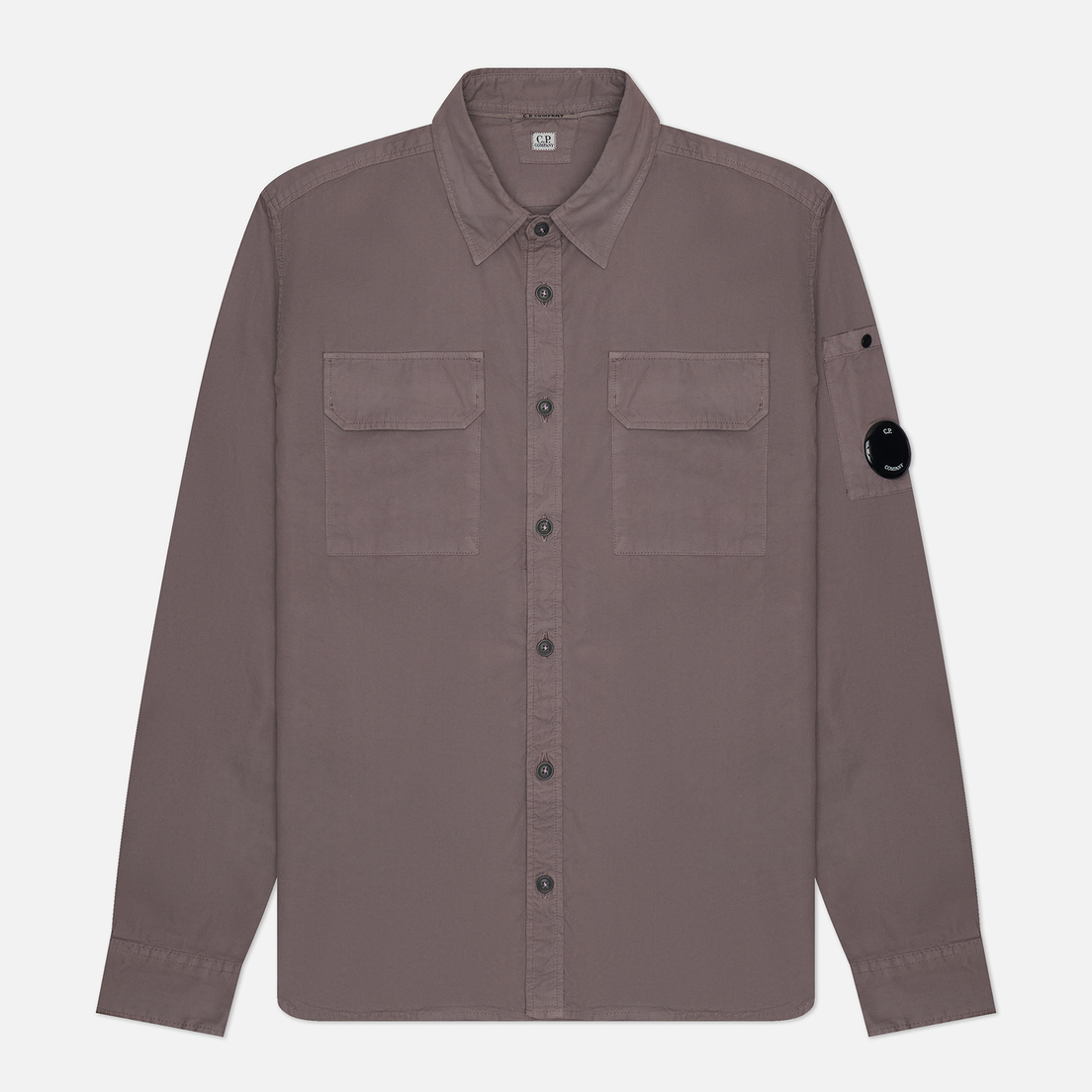 C.P. Company Мужская рубашка Organic Gabardine Buttoned Lens