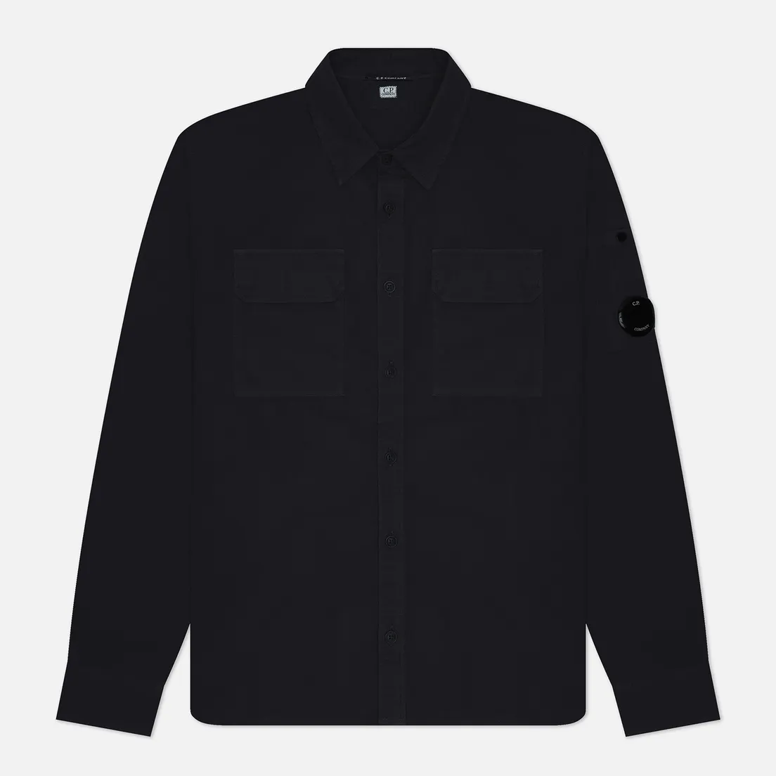 C.P. Company Мужская рубашка Organic Gabardine Buttoned Lens