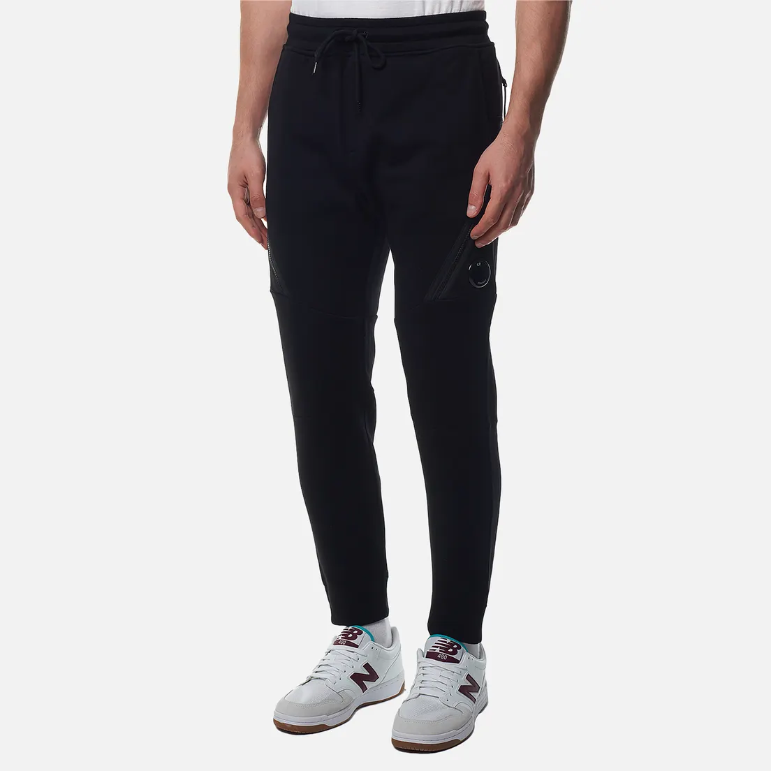 C.P. Company Мужские брюки Diagonal Raised Fleece Panelled Lens