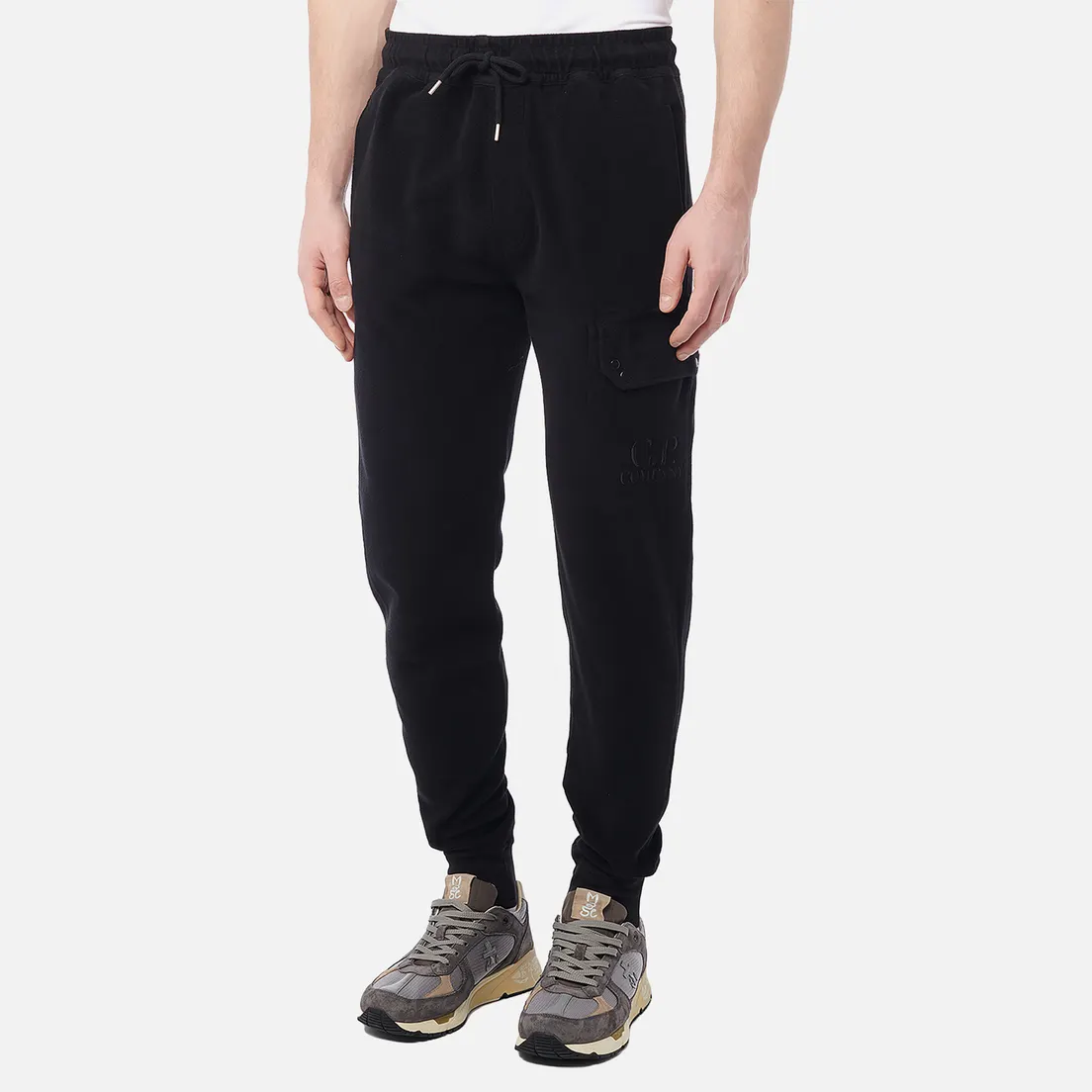 C.P. Company Мужские брюки Reverse Brushed & Emerized Diagonal Fleece Mixed