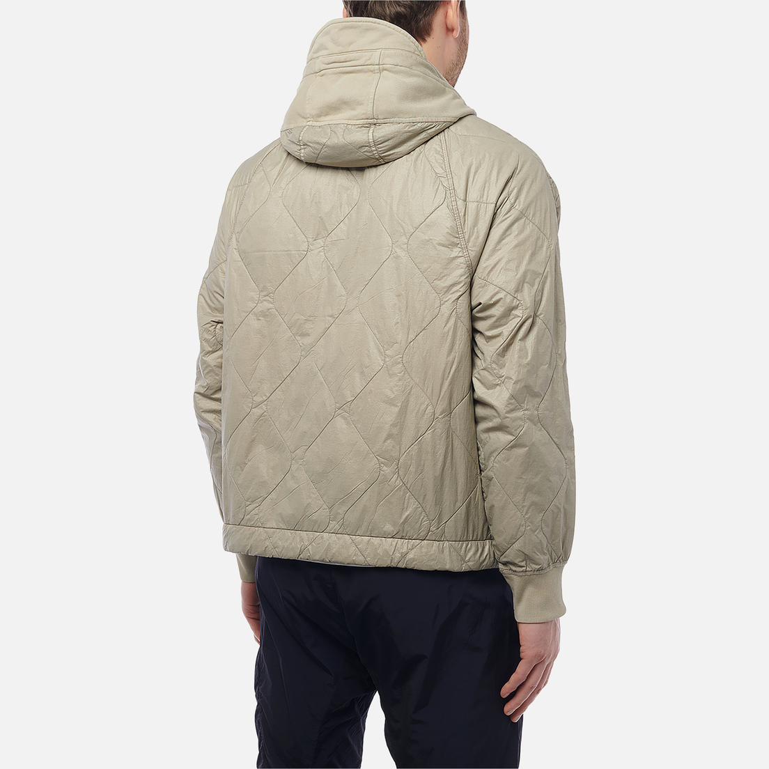 C.P. Company Мужская толстовка Diagonal Raised Mixed Quilted Hooded