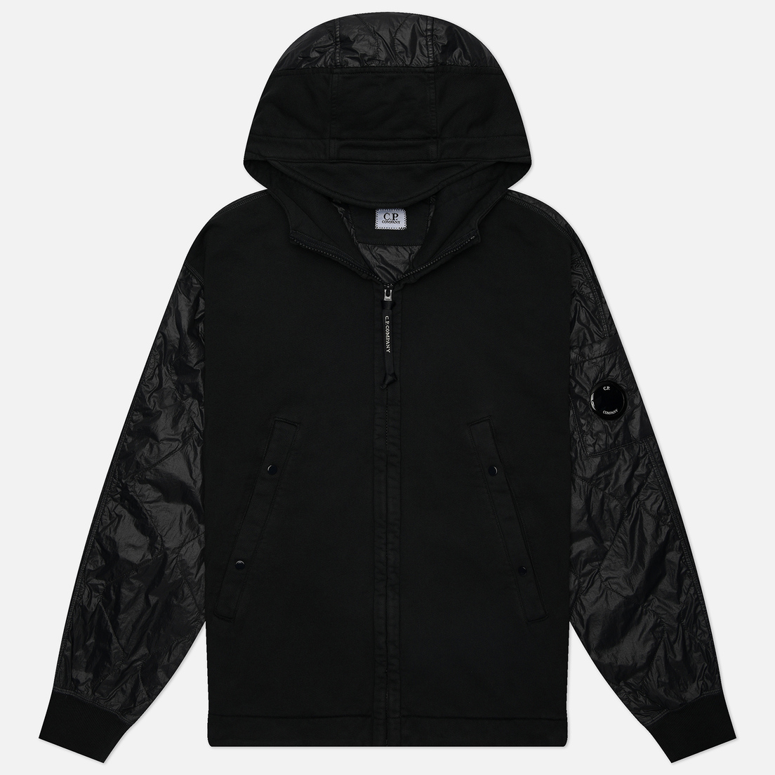 C.P. Company Мужская толстовка Diagonal Raised Mixed Quilted Hooded