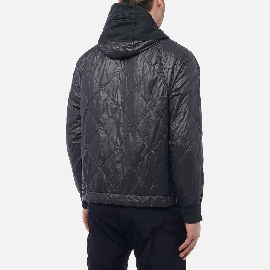 C.P. Company Мужская толстовка Diagonal Raised Mixed Quilted Hooded