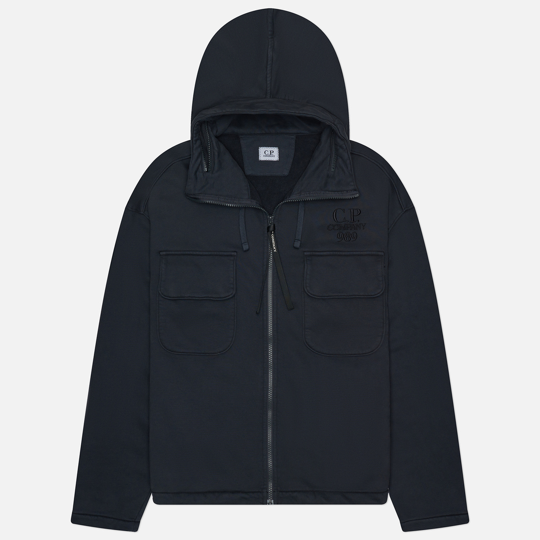 C.P. Company Мужская толстовка Brushed Emerized Diagonal Hooded