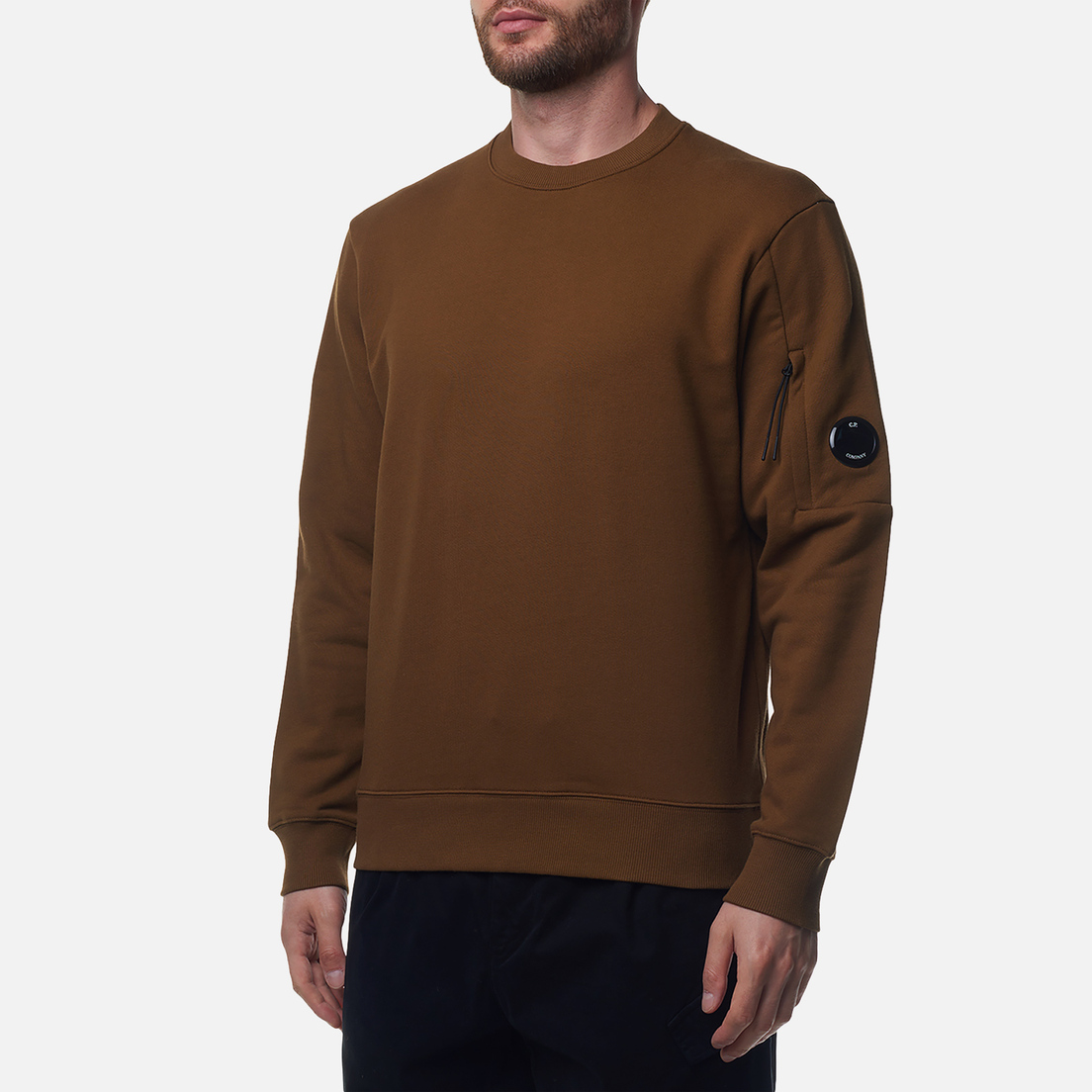 C.P. Company Мужская толстовка Diagonal Raised Crew Neck