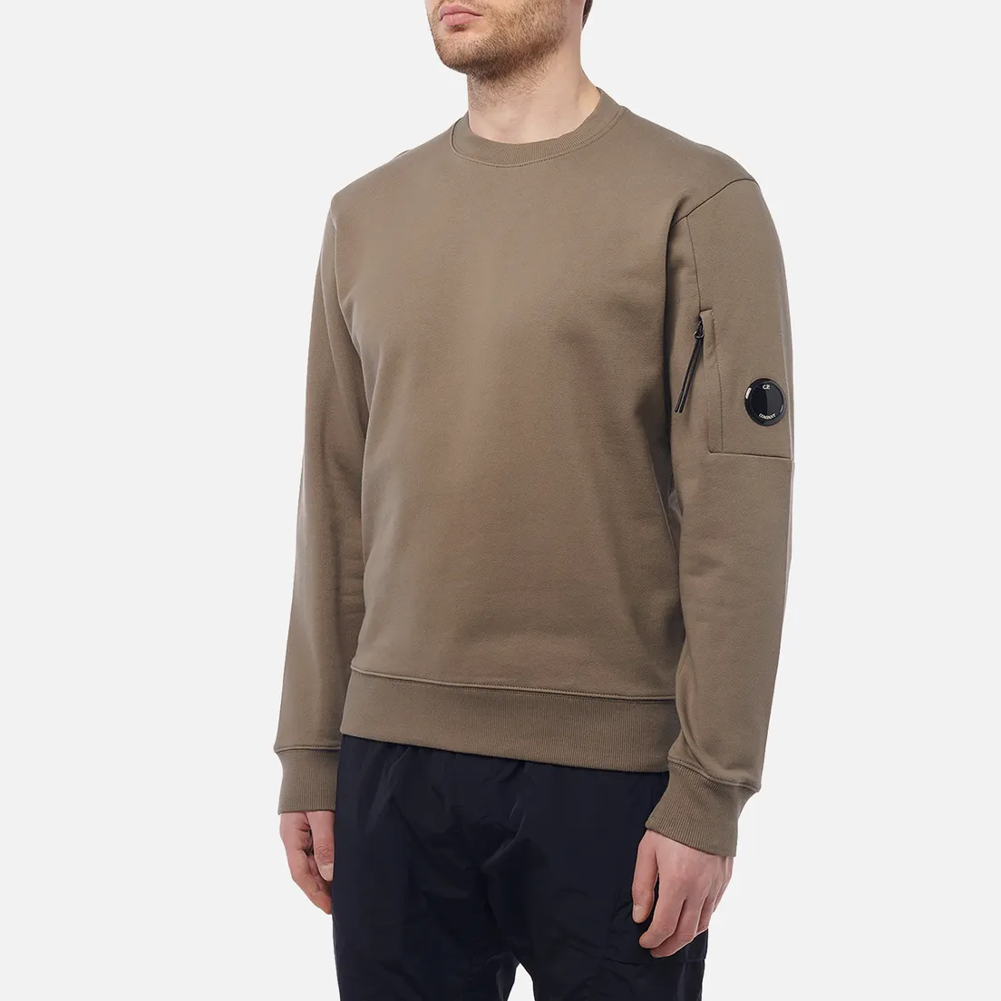 C.P. Company Мужская толстовка Diagonal Raised Crew Neck
