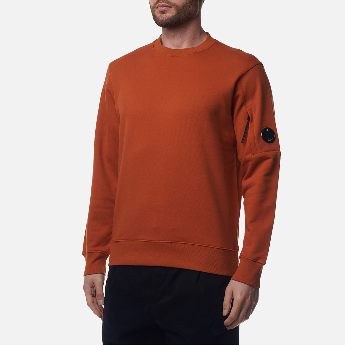 C.P. Company Мужская толстовка Diagonal Raised Crew Neck