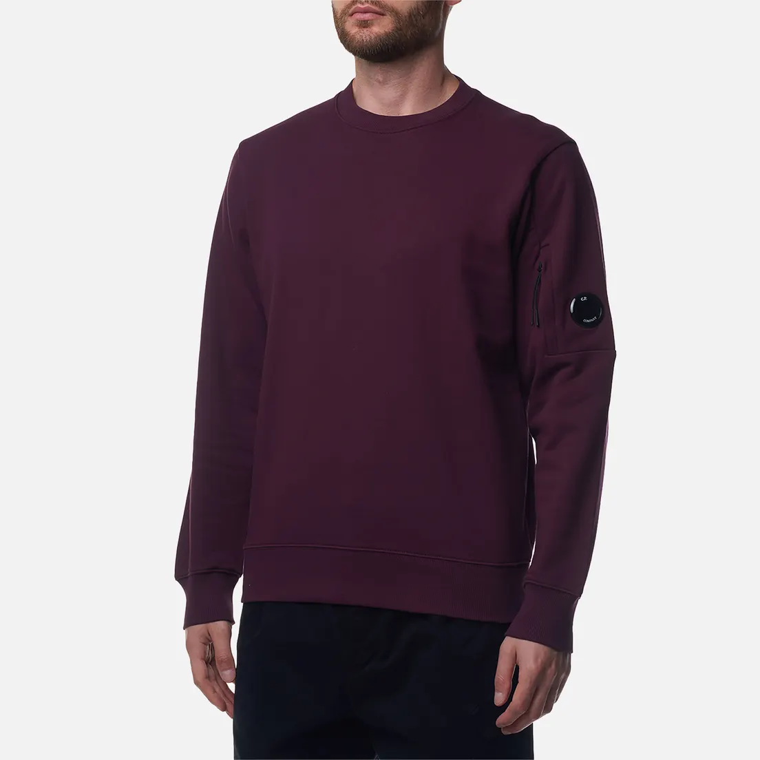 C.P. Company Мужская толстовка Diagonal Raised Crew Neck