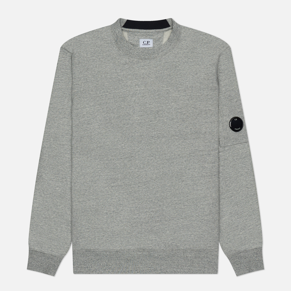 Diagonal Raised Crew Neck