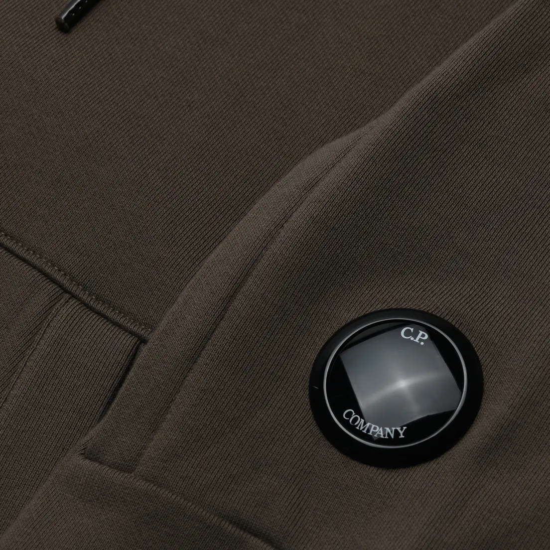 C.P. Company Мужская толстовка Diagonal Raised Fleece Lens Adjustable Hoodie