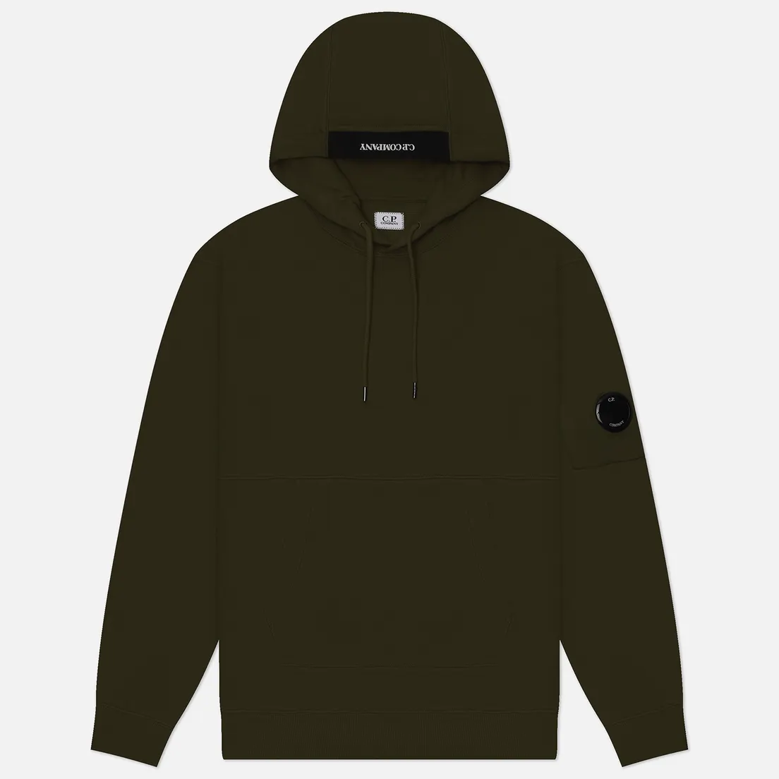 C.P. Company Мужская толстовка Diagonal Raised Fleece Lens Adjustable Hoodie