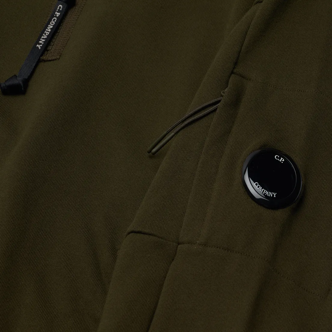 C.P. Company Мужская толстовка Diagonal Raised Fleece Half Zipped