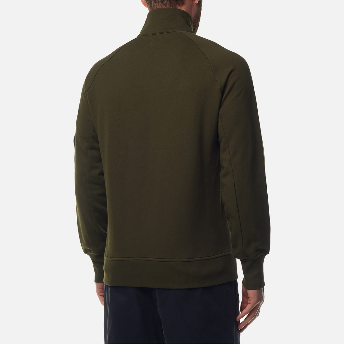 C.P. Company Мужская толстовка Diagonal Raised Fleece Half Zipped