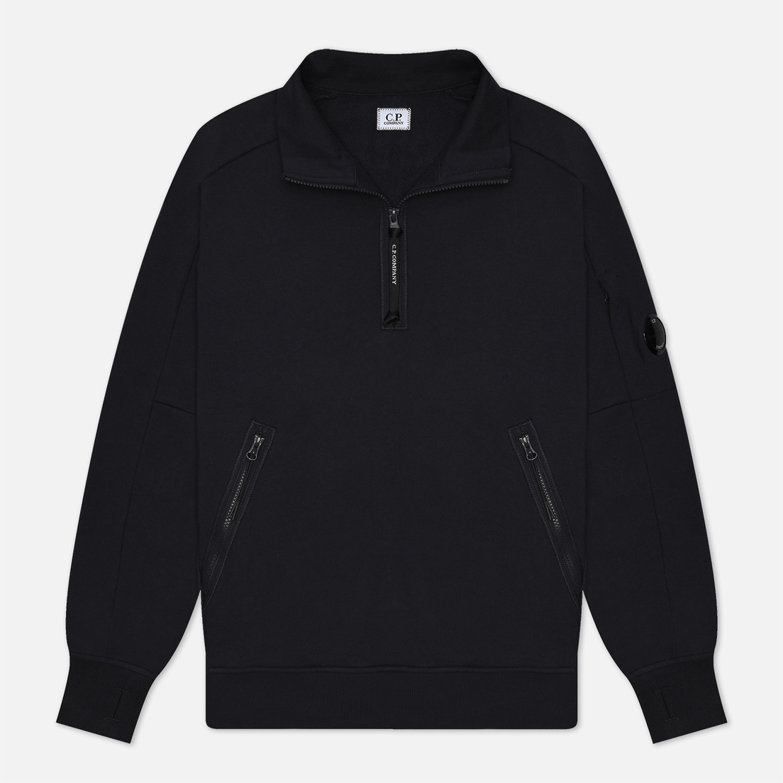 C.P. Company Мужская толстовка Diagonal Raised Fleece Half Zipped