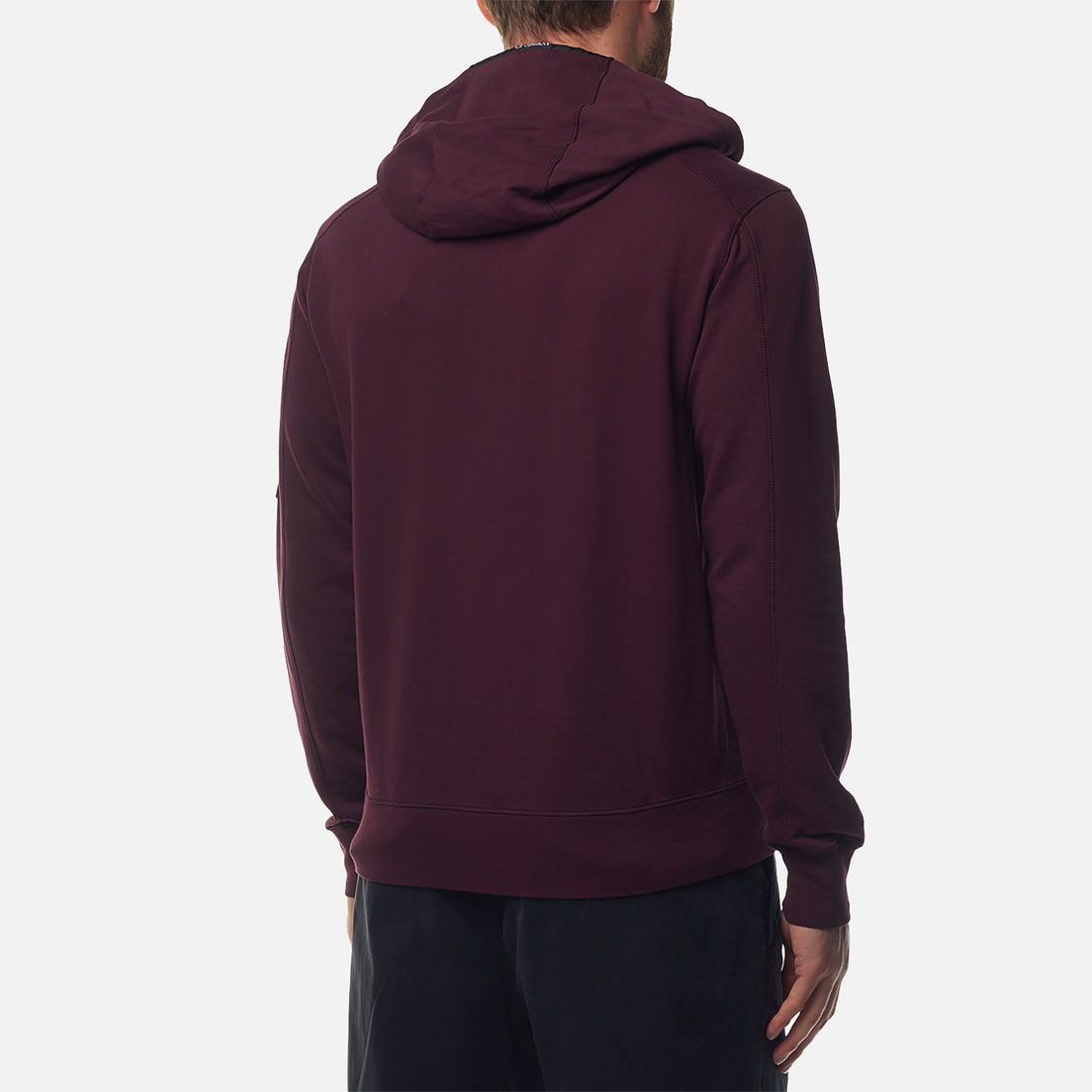 C.P. Company Мужская толстовка Light Fleece Zipped Hoodie Garment Dyed