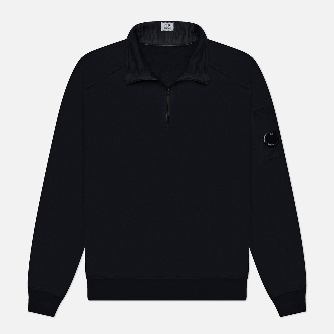 C.P. Company Мужская толстовка Light Fleece Half Zipped Garment Dyed