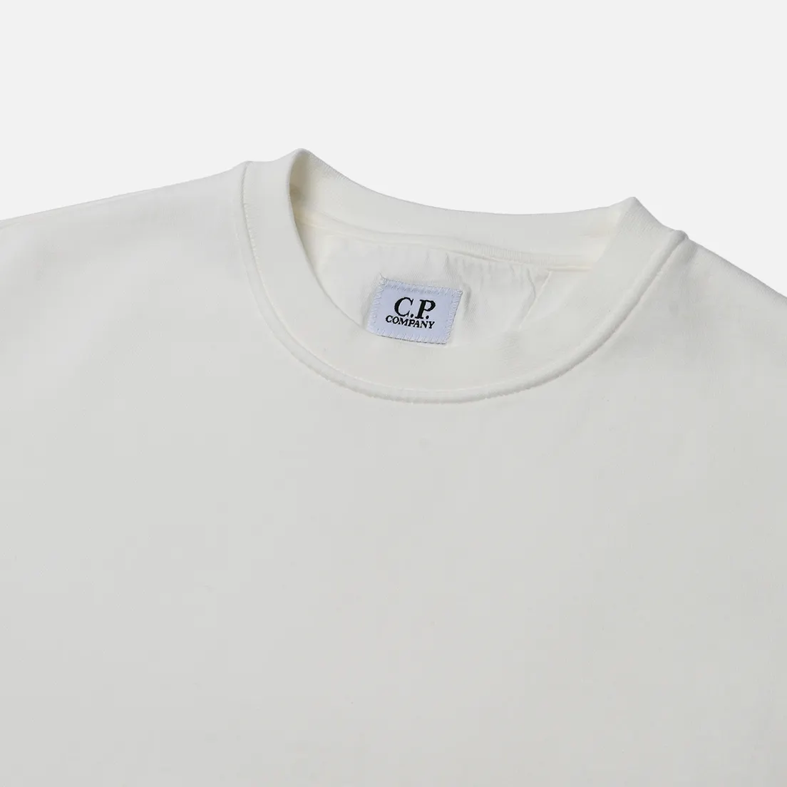 C.P. Company Мужская толстовка Brushed And Emerized Diagonal Fleece Lens Crew Neck