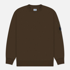 C.P. Company Мужская толстовка Brushed And Emerized Diagonal Fleece Lens Crew Neck