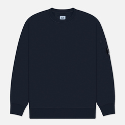 C.P. Company Мужская толстовка Brushed And Emerized Diagonal Fleece Lens Crew Neck