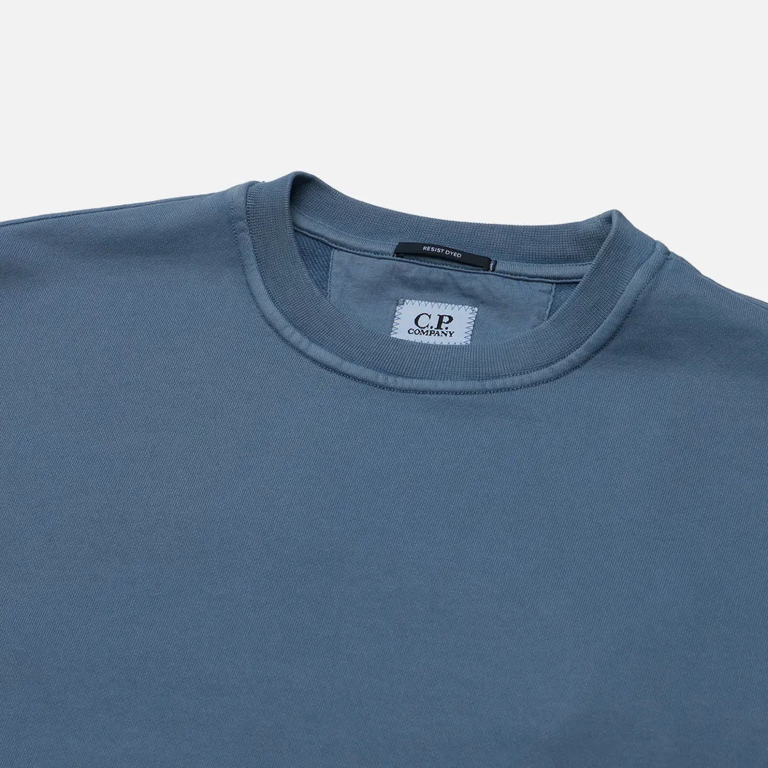 C.P. Company Мужская толстовка Brushed And Emerized Diagonal Fleece Lens Crew Neck