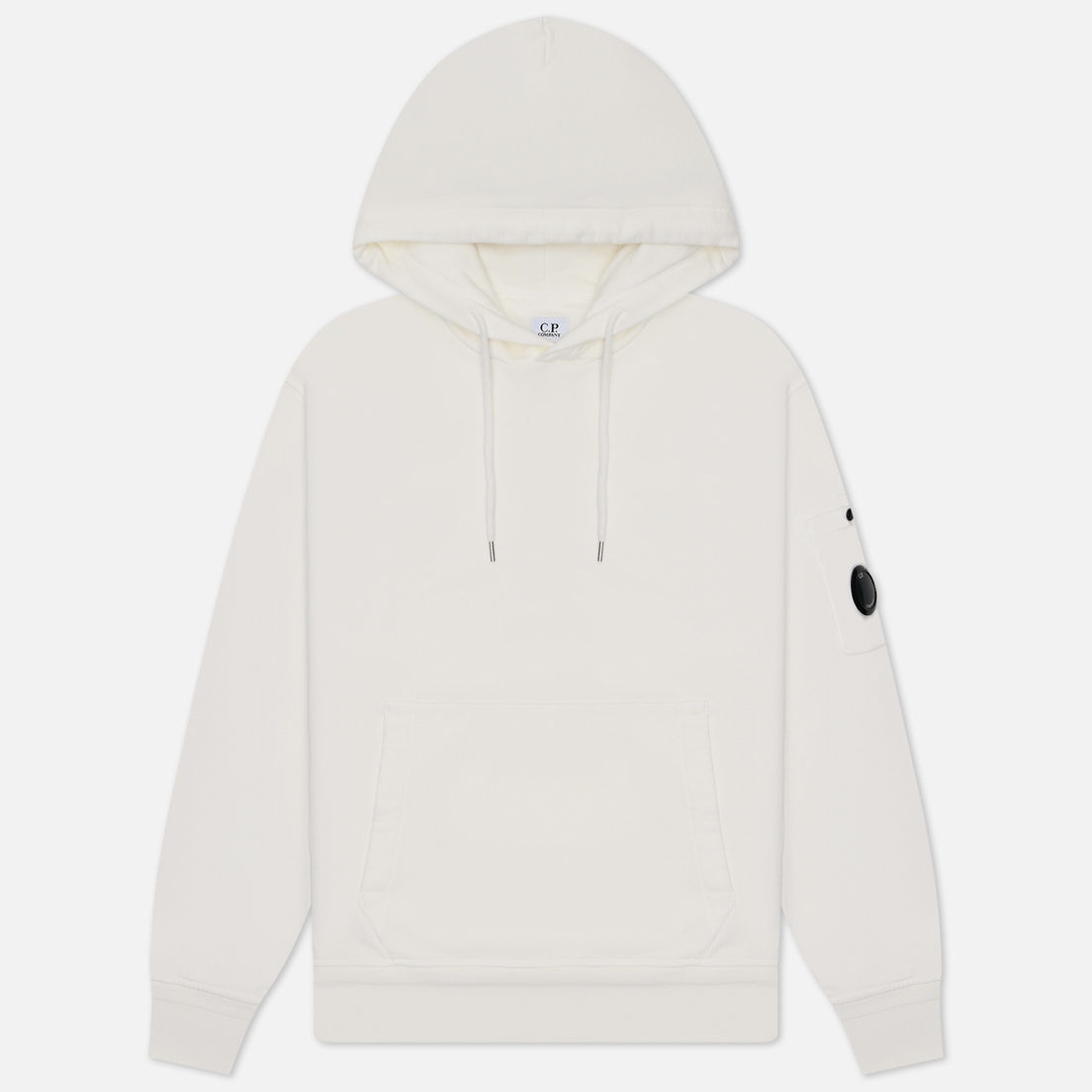 C.P. Company Мужская толстовка Brushed And Emerized Diagonal Fleece Lens Hoodie