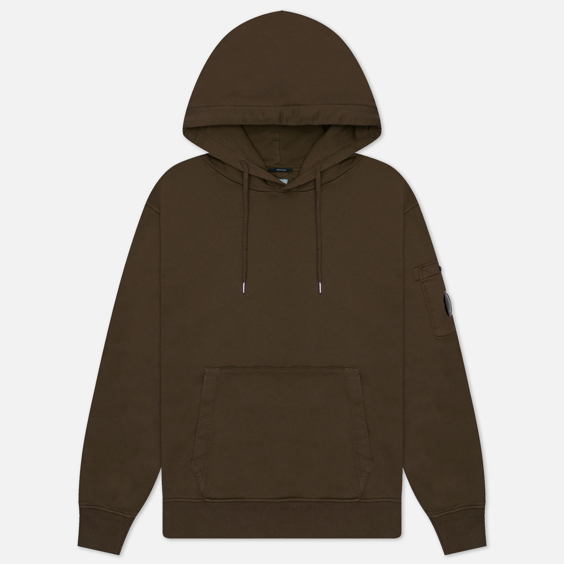 C.P. Company Мужская толстовка Brushed And Emerized Diagonal Fleece Lens Hoodie