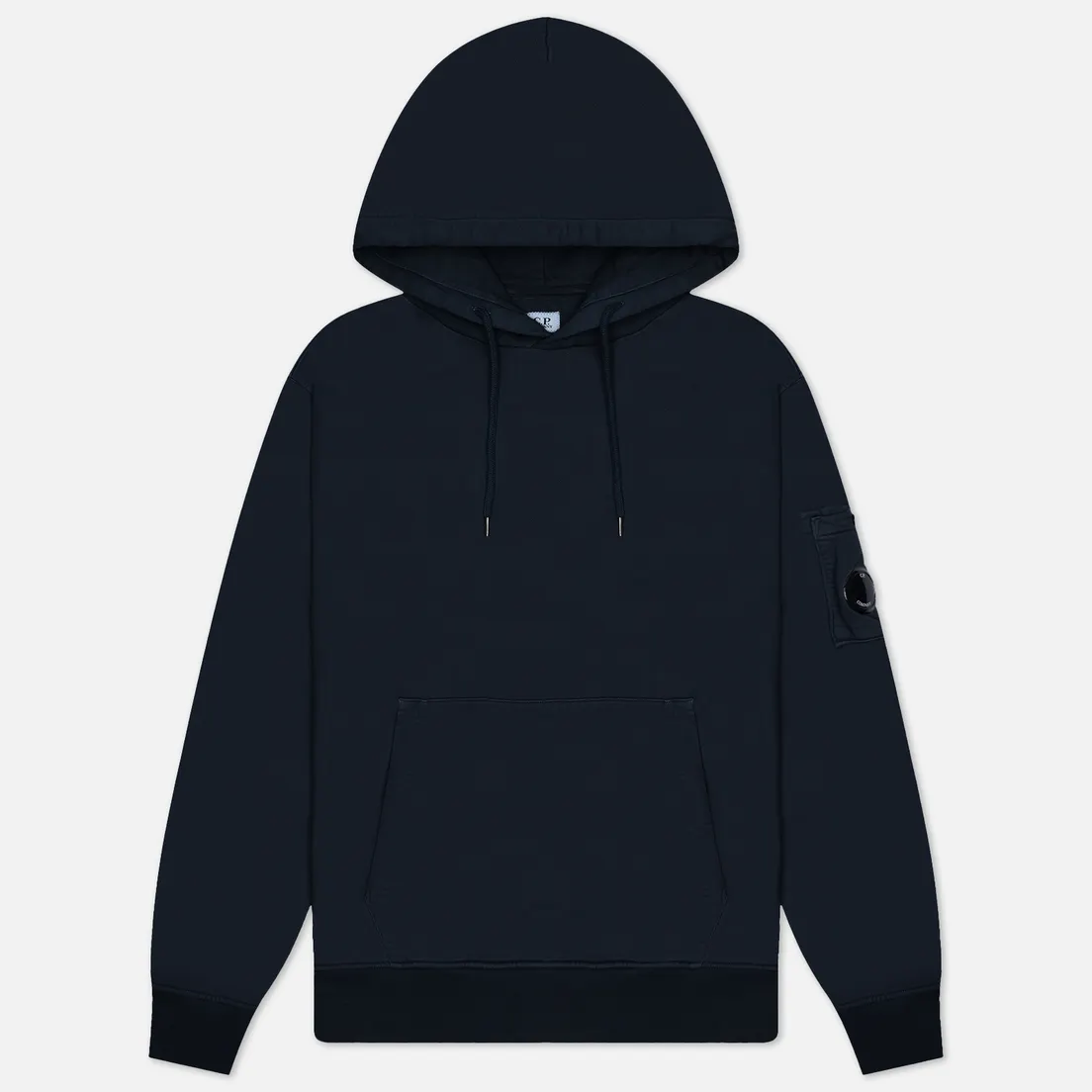 C.P. Company Мужская толстовка Brushed And Emerized Diagonal Fleece Lens Hoodie