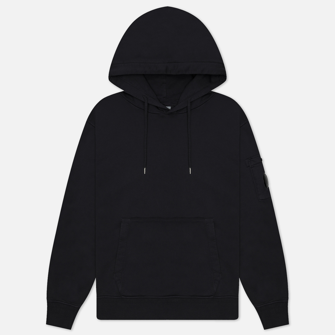 C.P. Company Мужская толстовка Brushed And Emerized Diagonal Fleece Lens Hoodie