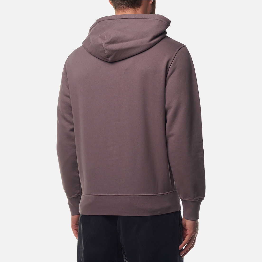 C.P. Company Мужская толстовка Brushed And Emerized Diagonal Fleece Lens Hoodie