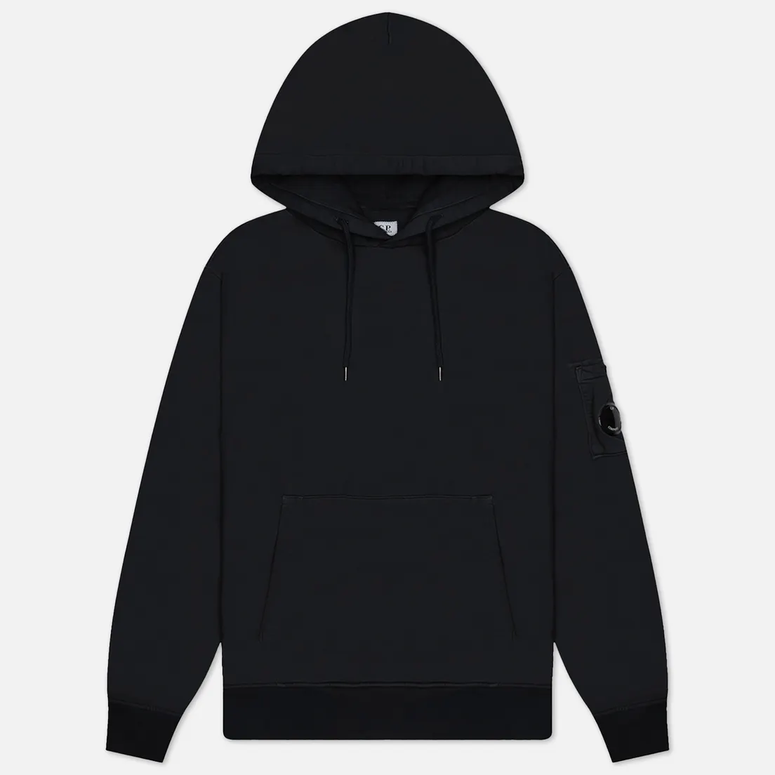 C.P. Company Мужская толстовка Brushed And Emerized Diagonal Fleece Lens Hoodie