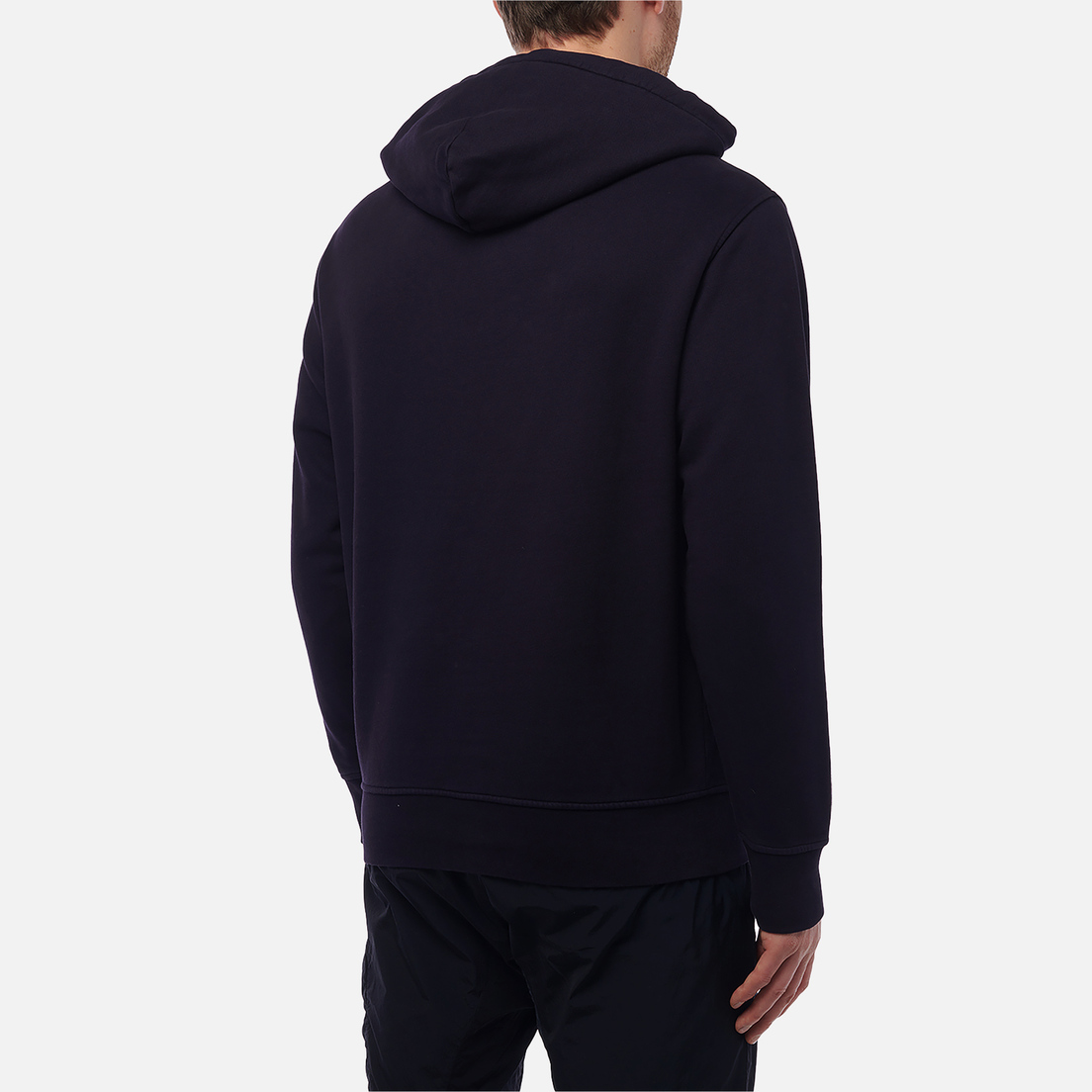 C.P. Company Мужская толстовка Brushed And Emerized Diagonal Fleece Lens Hoodie