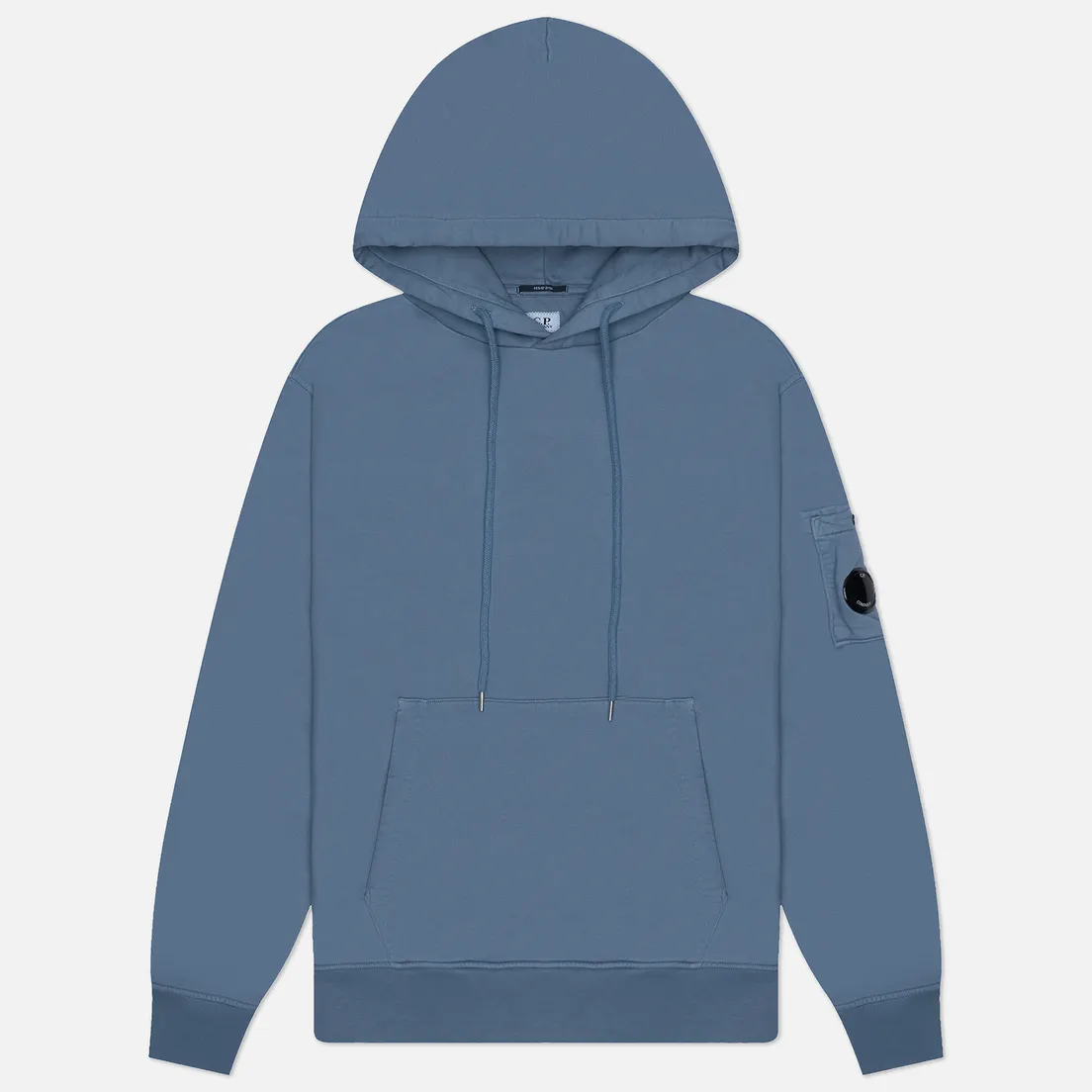 C.P. Company Мужская толстовка Brushed And Emerized Diagonal Fleece Lens Hoodie