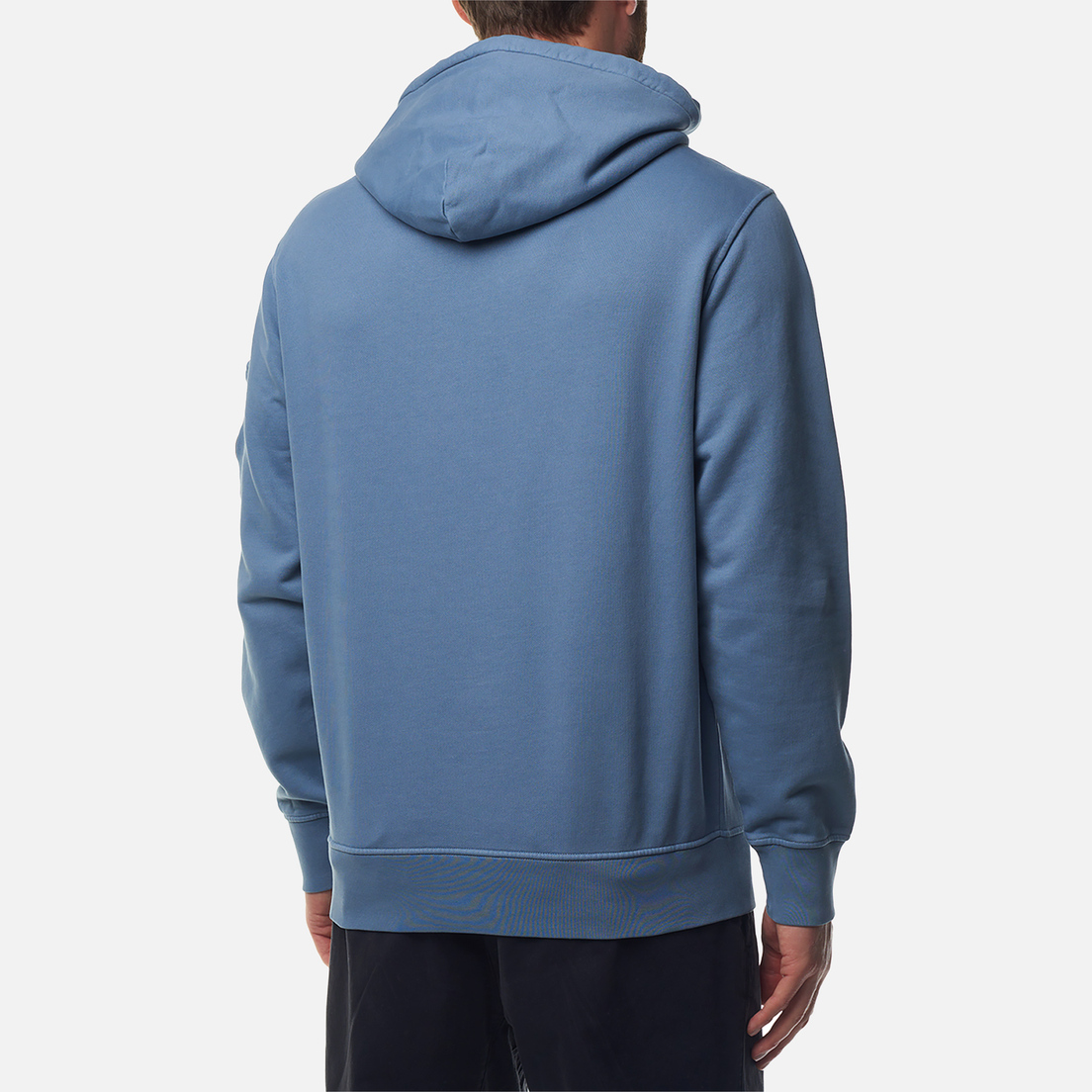 C.P. Company Мужская толстовка Brushed And Emerized Diagonal Fleece Lens Hoodie