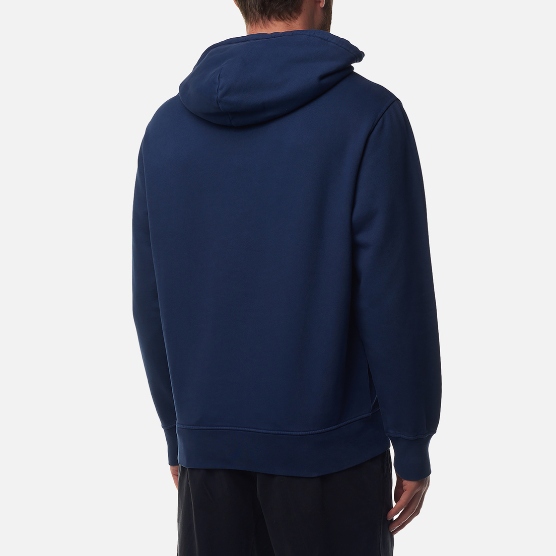 C.P. Company Мужская толстовка Brushed And Emerized Diagonal Fleece Lens Hoodie